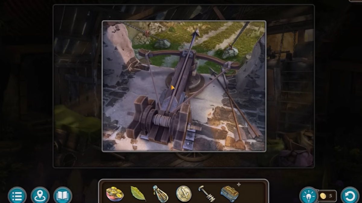 shooting arrows from a crossbow