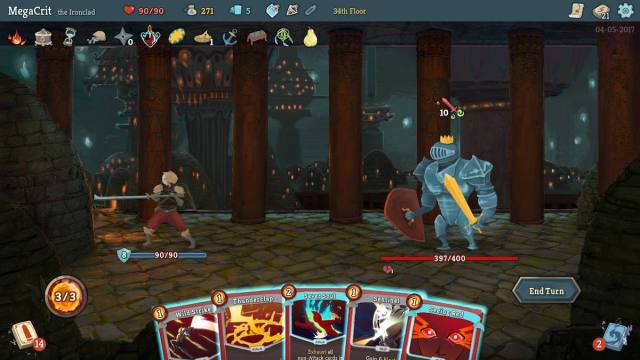 Slay the Spire gameplay.