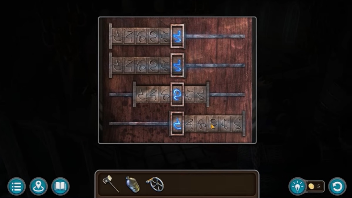 solve the symbol puzzle in the basement
