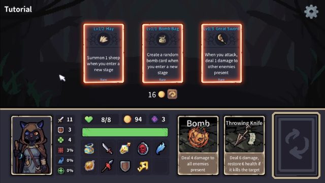 The tutorial of Stray Path.