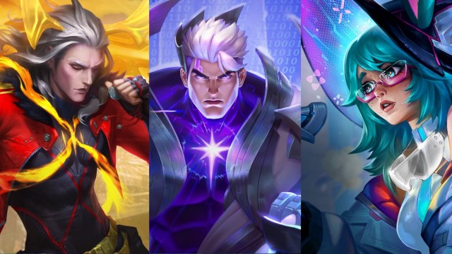 Teamfight Tactics set 14 garen, viego, aurora 3 panel side by side remix