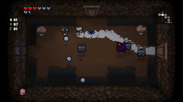 The Binding of Isaac: Rebirth gameplay.