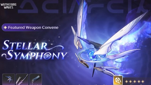Wuthering Waves shorekeeper signature weapon stellar symphony