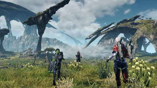 Xenoblade Chronicles X, in the open world field screenshot