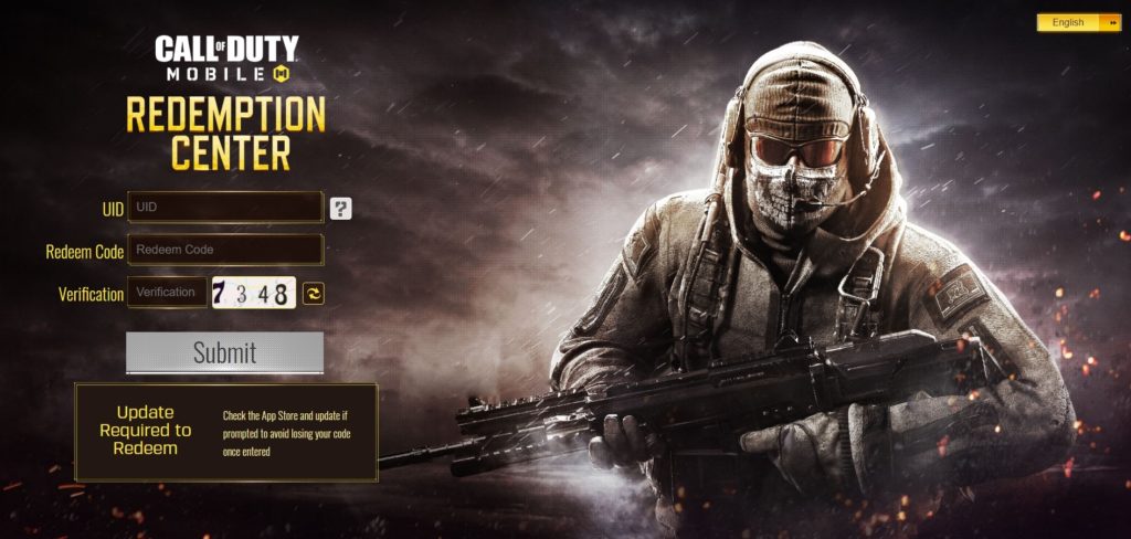 an image of the cod redemption centrer