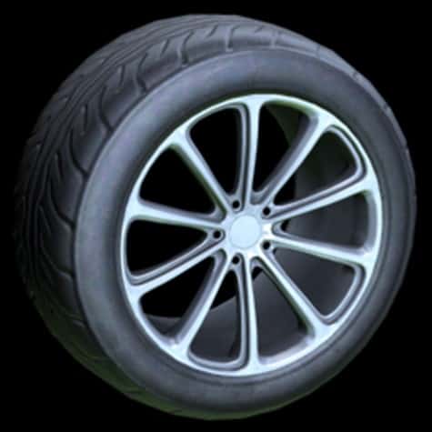 Black Dieci Wheels in Rocket League