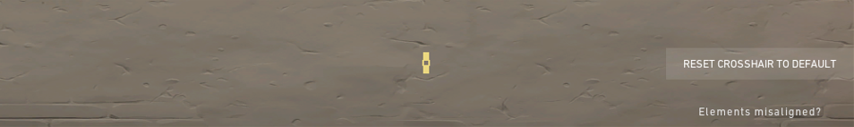 Screenshot of Rolex crosshair in VALORANT.