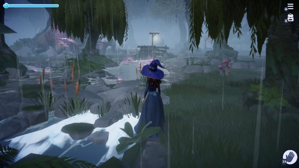 the location of falling water in disney dreamlight valley