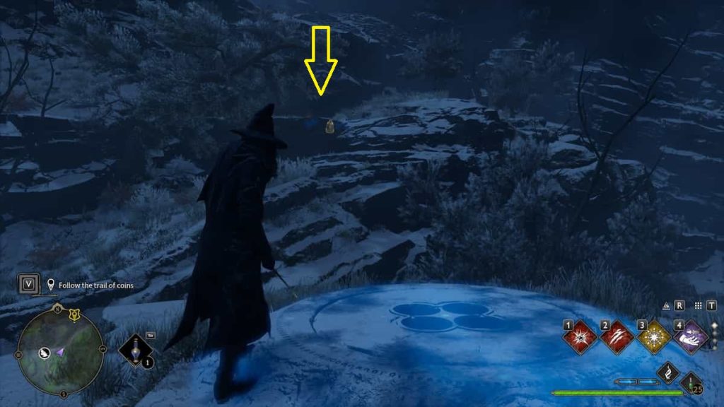 Using Revelio to reveal the the thirs set of stone orbs